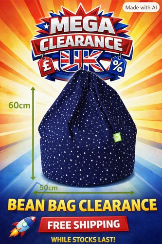 Kids navy stars bean - bean, bag