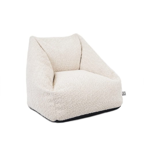 Kids boucle bean bag chair - boucle,