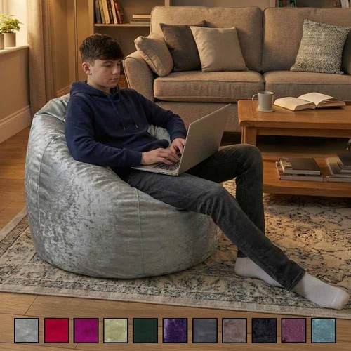 Beanbag crushed velvet bean - velvet,