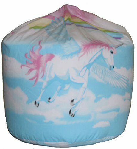Unicorns filled bean bag room - bean,