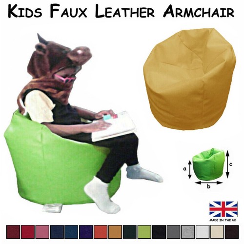 Kids faux leather - bean, tub