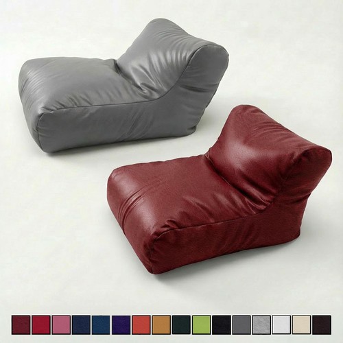 Faux leather bean bag chair - faux,