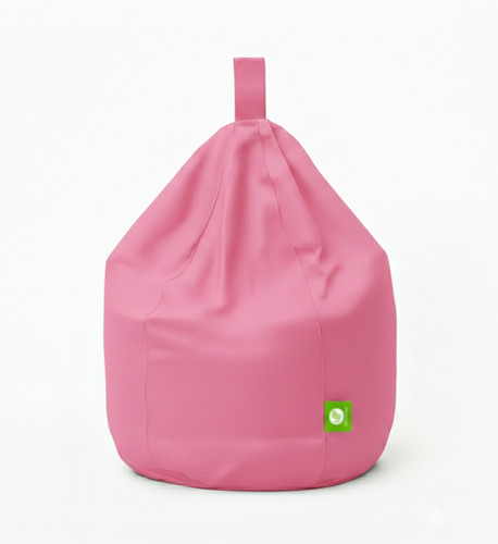 Kids hot pink bean bag - pink,