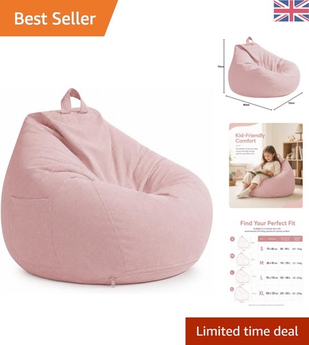 Breathable pink kids bean bag - breathable,