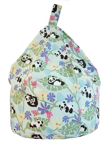 Kids panda bean bag purple - kids,