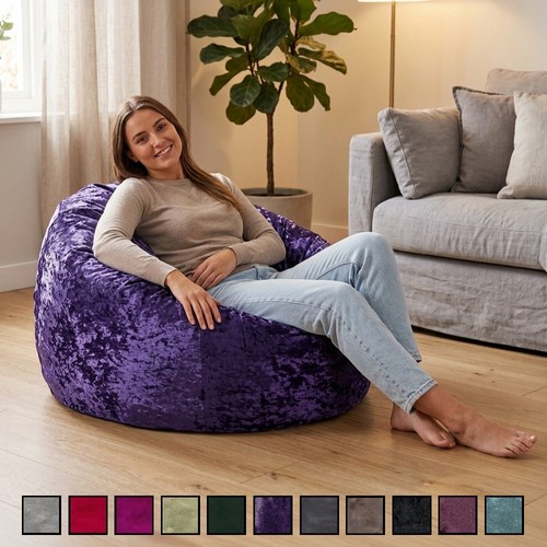 Beanbag crushed velvet - velvet, bean