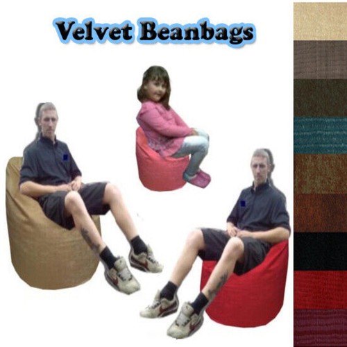 Velvet bean bags - velvet, seat